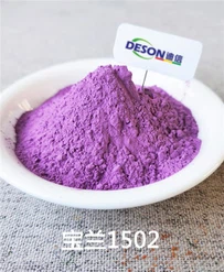 Yüksek sıcaklığa dayanıklı cam pigmenti safir mavisi